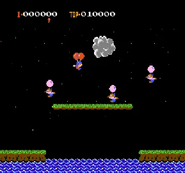 Balloon Fight (USA) (e-Reader Edition) screen shot game playing